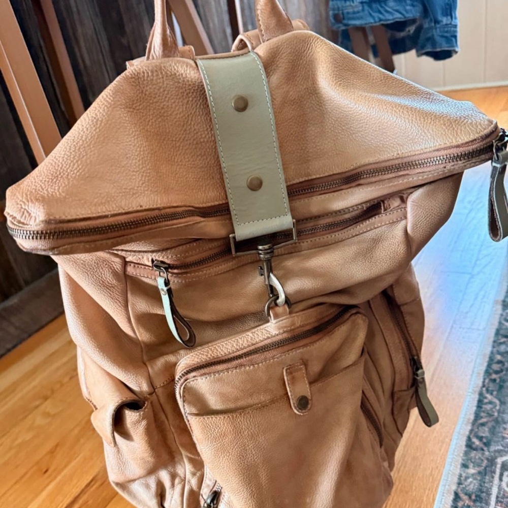 Free people vegan leather backpack / diaper bag barely used maybe twice